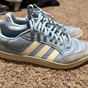 Adidas Sky Blue Tyshawn Low Sneakers